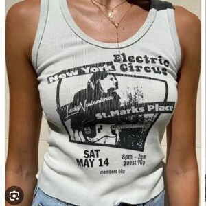 brandy melville new york electric circus tank